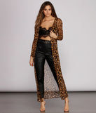 Spotted In Style Mesh Duster for 2022 festival outfits, festival dress, outfits for raves, concert outfits, and/or club outfits