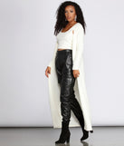 Talk Fuzzy To Me Long Duster for 2023 festival outfits, festival dress, outfits for raves, concert outfits, and/or club outfits
