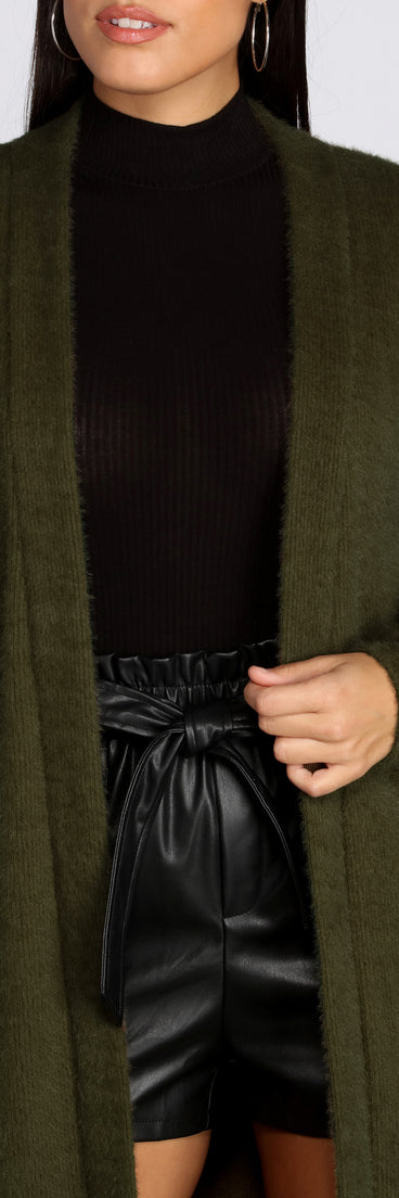 With fun and flirty details, Living Lavish Long Knit Cardigan shows off your unique style for a trendy outfit for the summer season!