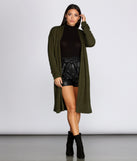 With fun and flirty details, Living Lavish Long Knit Cardigan shows off your unique style for a trendy outfit for the summer season!