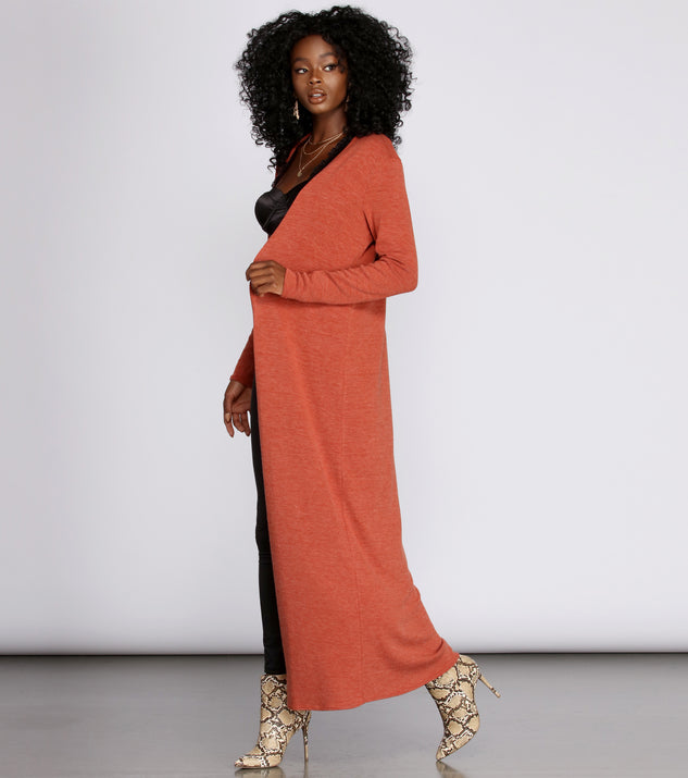 Stunning Simplicity Knit Duster helps create the best summer outfit for a look that slays at any event or occasion!