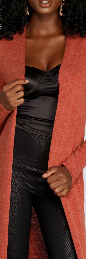 Stunning Simplicity Knit Duster for 2023 festival outfits, festival dress, outfits for raves, concert outfits, and/or club outfits