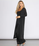 Glittering Long Knit Duster helps create the best summer outfit for a look that slays at any event or occasion!