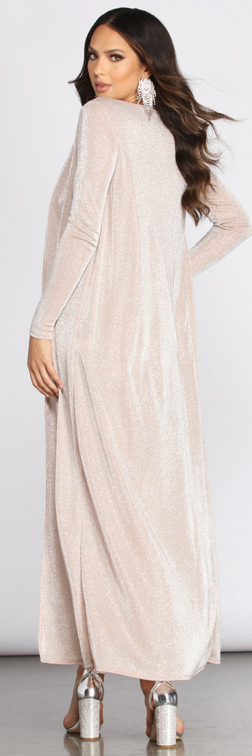 Countdown Cutie Glitter Duster for 2023 festival outfits, festival dress, outfits for raves, concert outfits, and/or club outfits