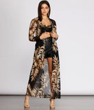 On A Tropical Getaway Mesh Duster helps create the best summer outfit for a look that slays at any event or occasion!