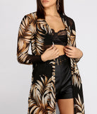 On A Tropical Getaway Mesh Duster for 2023 festival outfits, festival dress, outfits for raves, concert outfits, and/or club outfits