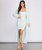 Sparkle In Rhine Mesh Duster helps create the best summer outfit for a look that slays at any event or occasion!