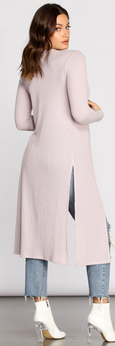 Taking Knit Easy Duster for 2023 festival outfits, festival dress, outfits for raves, concert outfits, and/or club outfits