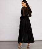 Pleated Long Sleeve Mesh Duster for 2023 festival outfits, festival dress, outfits for raves, concert outfits, and/or club outfits