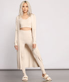 Ribbed Knit Long Sleeve Duster helps create the best summer outfit for a look that slays at any event or occasion!