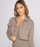Casually Chic Cropped Jacket helps create the best summer outfit for a look that slays at any event or occasion!