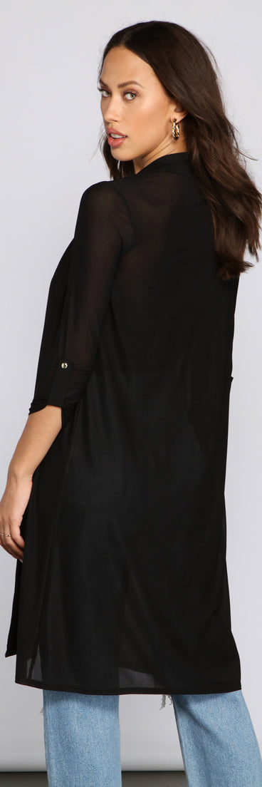 The Glam Squad Trench Duster helps create the best summer outfit for a look that slays at any event or occasion!