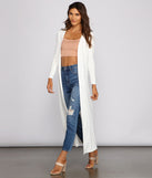 Bringing Knit Back To Basics Duster helps create the best summer outfit for a look that slays at any event or occasion!