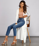 Bringing Knit Back To Basics Duster for 2023 festival outfits, festival dress, outfits for raves, concert outfits, and/or club outfits