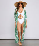 Miss Jetsetter Tropical Mesh Duster helps create the best summer outfit for a look that slays at any event or occasion!