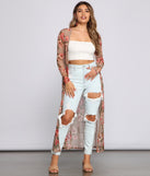 Sweet Floral Mesh Duster helps create the best summer outfit for a look that slays at any event or occasion!