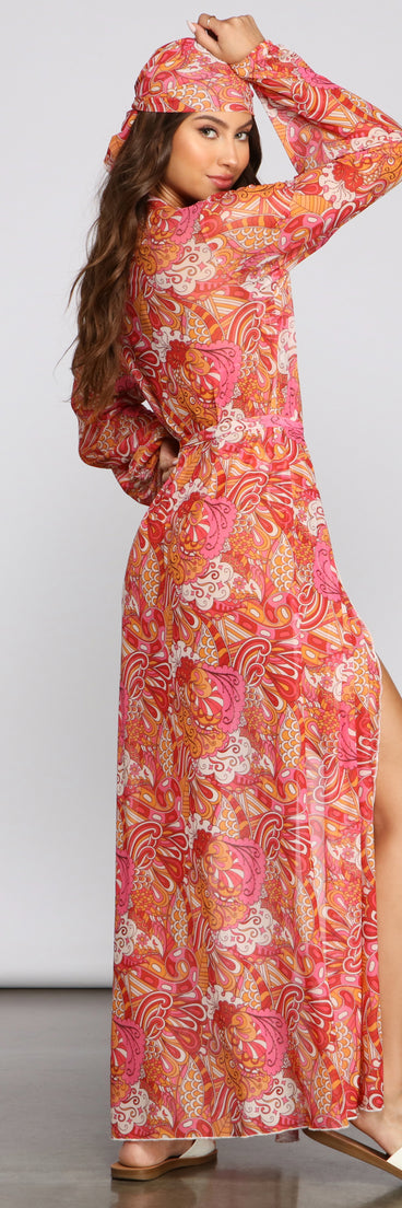 Bohemian Dreams Paisley Print Duster helps create the best summer outfit for a look that slays at any event or occasion!