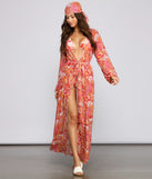 Bohemian Dreams Paisley Print Duster helps create the best summer outfit for a look that slays at any event or occasion!