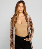 Stylish And Sassy Snake Knit Duster is a trendy pick to create 2023 festival outfits, festival dresses, outfits for concerts or raves, and complete your best party outfits!