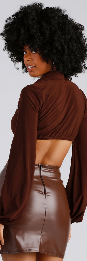 Collared Fun Tie Front Top helps create the best summer outfit for a look that slays at any event or occasion!