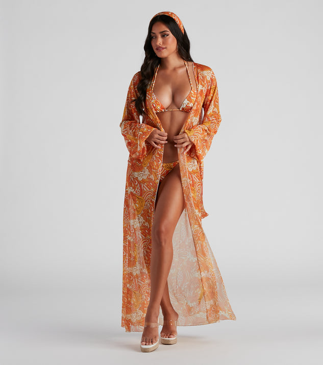 You’ll look stunning in the Retro Getaway Long Mesh Duster when paired with its matching separate to create a glam clothing set perfect for parties, date nights, concert outfits, back-to-school attire, or for any summer event!