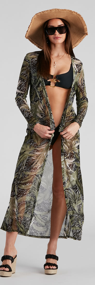 Yacht Party Sheer Mesh Duster helps create the best summer outfit for a look that slays at any event or occasion!