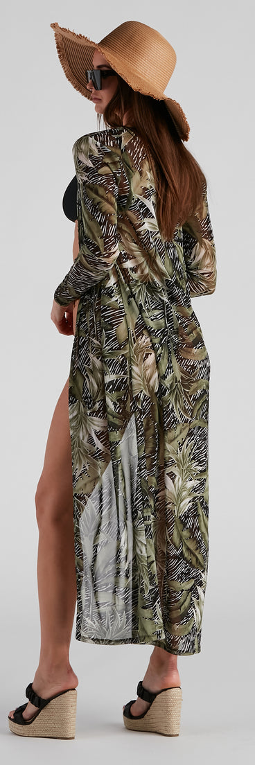 Yacht Party Sheer Mesh Duster helps create the best summer outfit for a look that slays at any event or occasion!