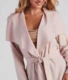 In Business Crepe Tie-Waist Duster helps create the best summer outfit for a look that slays at any event or occasion!