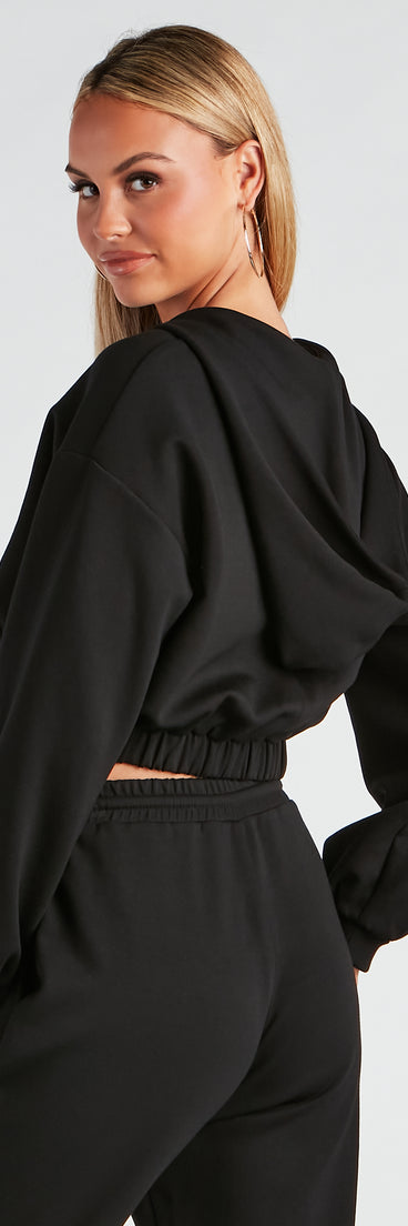 Trendsetting Babe Zip-Up Hoodie helps create the best summer outfit for a look that slays at any event or occasion!