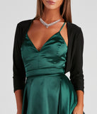 Classic Knit Cropped Bolero is the perfect Homecoming look pick with on-trend details to make the 2023 HOCO dance your most memorable event yet!