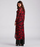 Sheer Intent Floral Mesh Duster helps create the best summer outfit for a look that slays at any event or occasion!