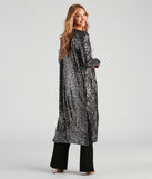 All The More Glitz Sequin Duster helps create the best summer outfit for a look that slays at any event or occasion!