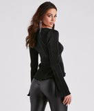 Tie New Trends Long Sleeve Top
