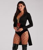 Center Of The Ring Crepe High-Low Jacket