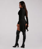 Center Of The Ring Crepe High-Low Jacket