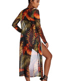 Tropic Touch Mesh Duster helps create the best summer outfit for a look that slays at any event or occasion!