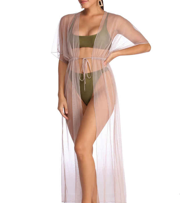 Mesmerize In Mesh Duster for 2022 festival outfits, festival dress, outfits for raves, concert outfits, and/or club outfits