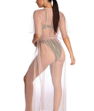 Mesmerize In Mesh Duster for 2022 festival outfits, festival dress, outfits for raves, concert outfits, and/or club outfits