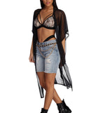 Don't Mesh Around Kimono is a trendy pick to create 2023 festival outfits, festival dresses, outfits for concerts or raves, and complete your best party outfits!