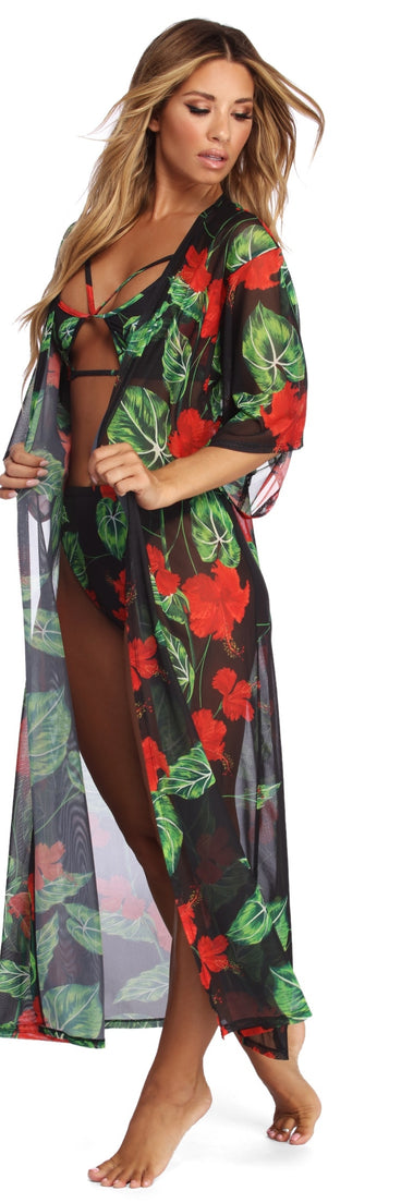 Tropical Adventure Cover Up