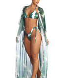 Transport To Tropics Long Kimono for 2022 festival outfits, festival dress, outfits for raves, concert outfits, and/or club outfits