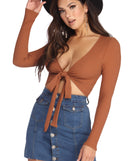 Get With Knit Crop Top is a trendy pick to create 2023 festival outfits, festival dresses, outfits for concerts or raves, and complete your best party outfits!