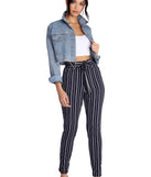 Just A Rumor Cropped Denim Jacket