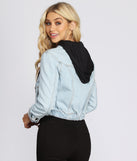 Casually Covered Denim Hoodie Jacket helps create the best summer outfit for a look that slays at any event or occasion!