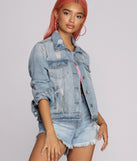 Best Distressed Denim Jacket is a trendy pick to create 2023 festival outfits, festival dresses, outfits for concerts or raves, and complete your best party outfits!