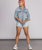 Best Distressed Denim Jacket is a trendy pick to create 2023 festival outfits, festival dresses, outfits for concerts or raves, and complete your best party outfits!