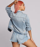 Best Distressed Denim Jacket is a trendy pick to create 2023 festival outfits, festival dresses, outfits for concerts or raves, and complete your best party outfits!
