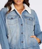Sherpa Lined Denim Jacket helps create the best summer outfit for a look that slays at any event or occasion!