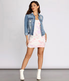 Denim Daze Destructed Jacket is a trendy pick to create 2023 festival outfits, festival dresses, outfits for concerts or raves, and complete your best party outfits!