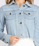 Raw Potential Cropped Denim Jacket is a trendy pick to create 2023 festival outfits, festival dresses, outfits for concerts or raves, and complete your best party outfits!